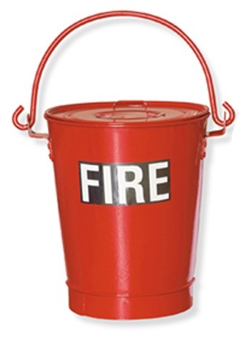 70003062020 Fire Bucket / blus emmer - gegalvaniseerd staal rood
